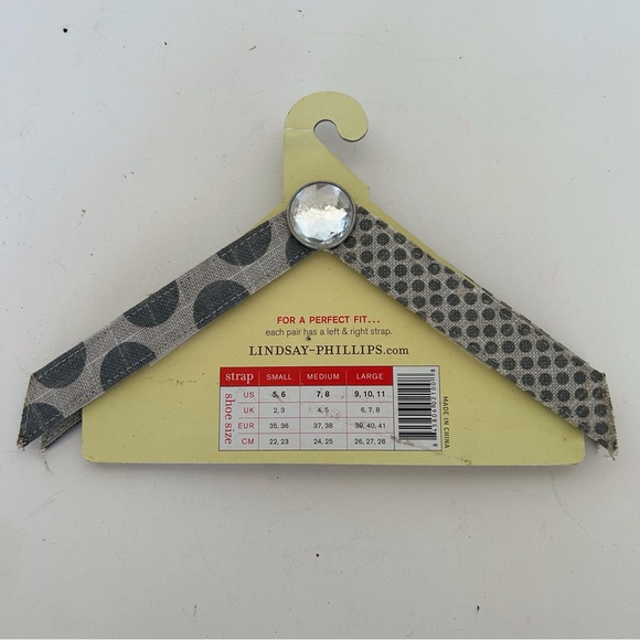 LINDSAY PHILLIPS SWITCH FLOPS SIZE LARGE - Picture 2 of 10